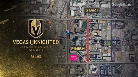 vegas golden knights parade route